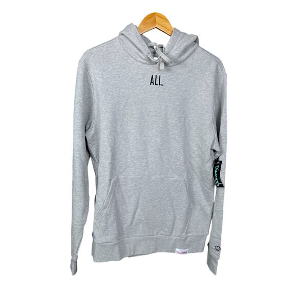 NWT Diamond Supply Co. Muhammad Ali Gray Hoodie - Medium -  $102 Retail - Picture 2 of 9
